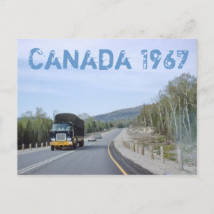 Kanada 1962 Road Resa Postcard Vykort