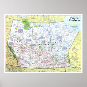 " Kanada: 1994 Prairie Provinces 1/2 karta ... Poster