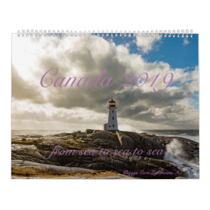 Kanada 2019 - från havet till havet till havet - kalender