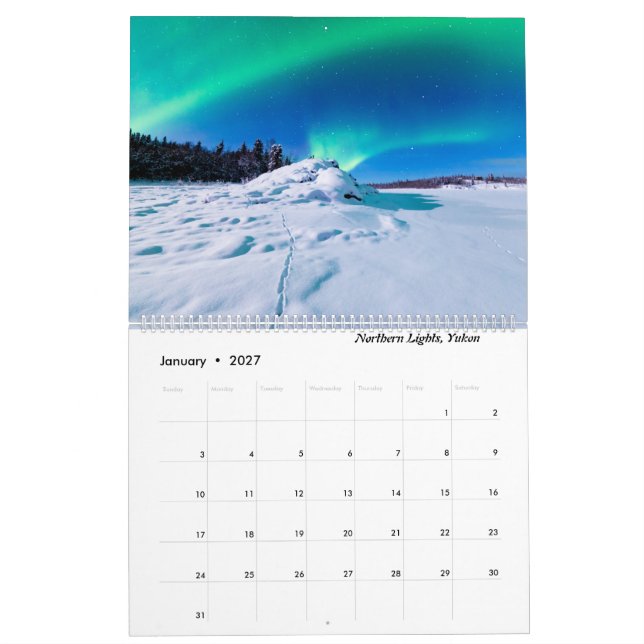 Kanada 2022 - stor kalender (Jan 2027)