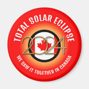 Kanada 2024 TOTAL SOLAR ECLIPSE Magnet