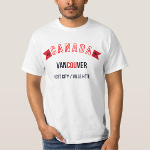 KANADA 2026 FOTBOLLSHOODE - VANCOUVER VÄRDSTAD T SHIRT