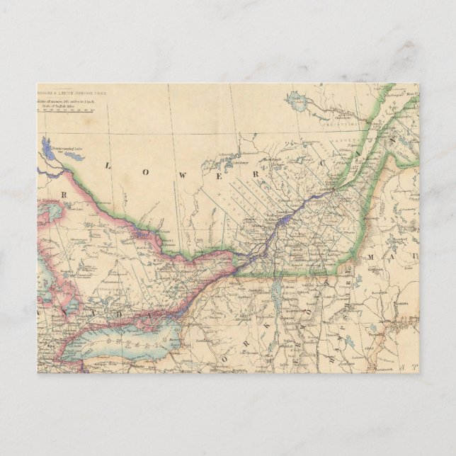 Kanada 4 vykort (Framsida)