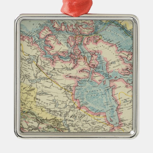 Kanada 6 julgransprydnad metall (Framsidan)