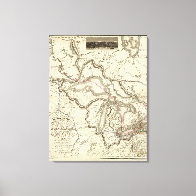 Kanada 7 canvastryck (Framsida)