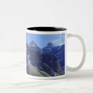 Kanada, Alberta, Banff National Park, Moraine Två-Tonad Mugg