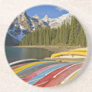 Kanada, Alberta, Banff National Park, Moraine Underlägg Sandsten