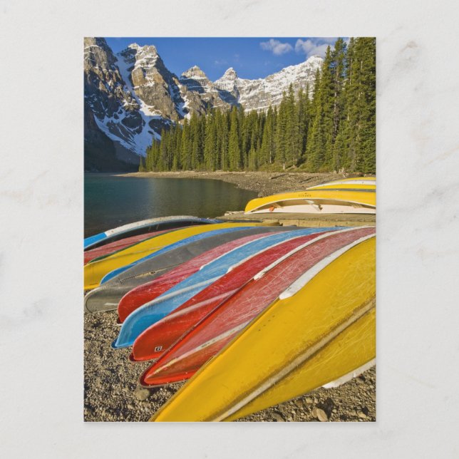 Kanada, Alberta, Banff National Park, Moraine Vykort (Framsida)