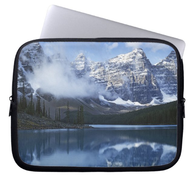 Kanada, Alberta, Banff National Park, Sjö Laptop Sleeve (Framsidan)