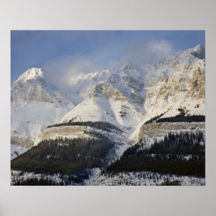 Kanada, Alberta, Banff National Park. Utsikt över Poster