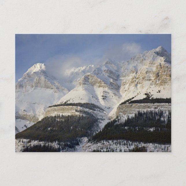 Kanada, Alberta, Banff National Park. Utsikt över Vykort (Framsida)