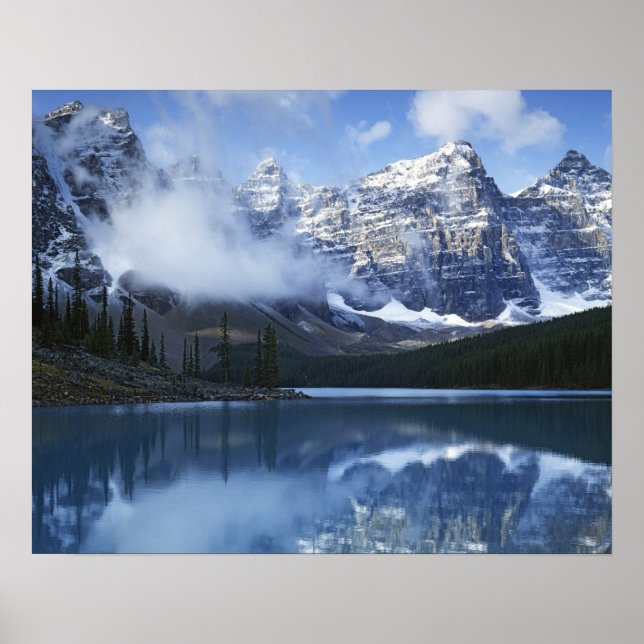 Kanada, Alberta, Banff Nationalpark, sjö Poster (Framsidan)