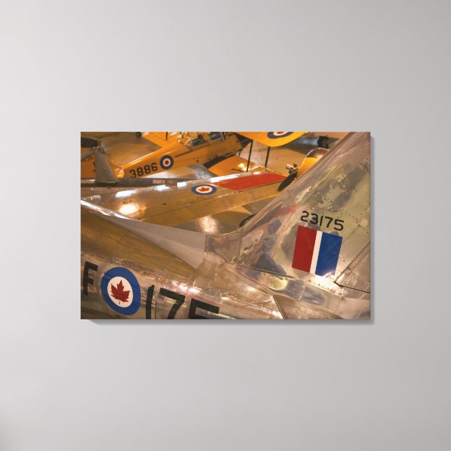 Kanada, Alberta, Calgary: Aero Space Museum of Canvastryck (Framsida)