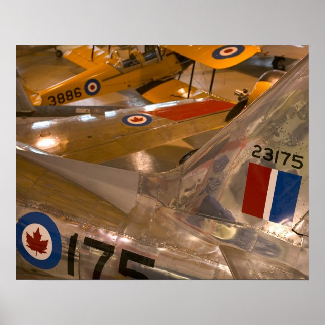Kanada, Alberta, Calgary: Aero Space Museum of Poster (Framsidan)