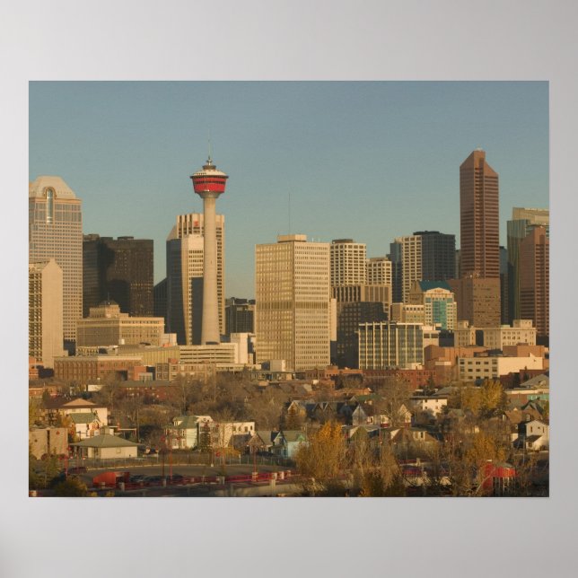 Kanada, Alberta, Calgary: City Skyline från 2 Poster (Framsidan)