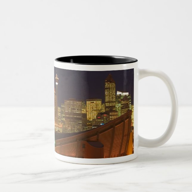 Kanada, Alberta, Calgary: City Skyline från Två-Tonad Mugg (Höger)
