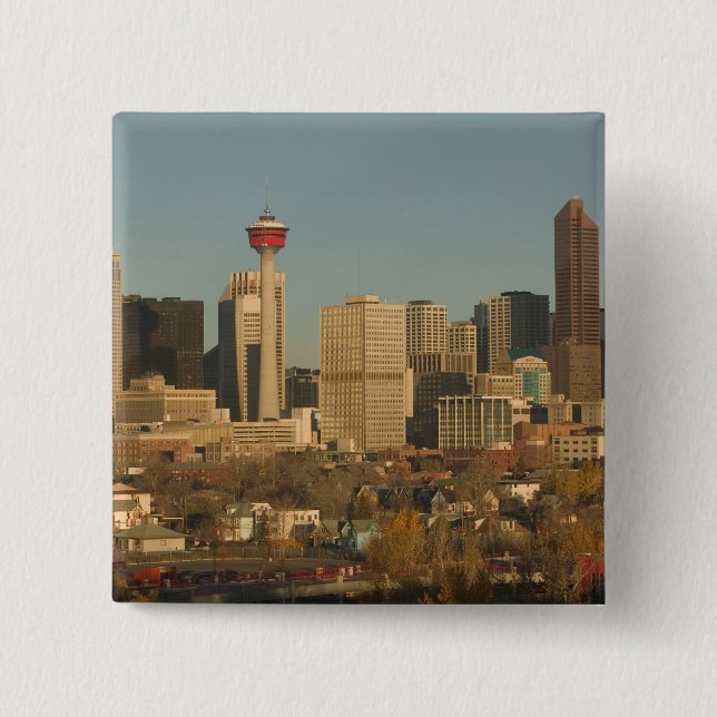 Kanada, Alberta, Calgary: Stadssiluett från 2 Knapp (Framsida)