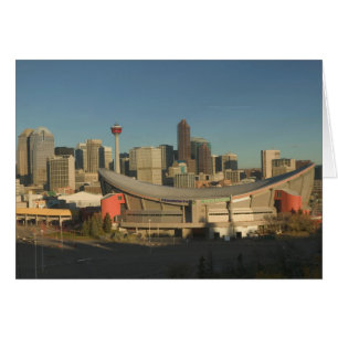 Kanada, Alberta, Calgary: Stadssiluett från 3 Hälsningskort