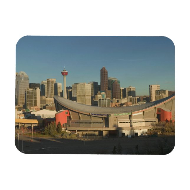Kanada, Alberta, Calgary: Stadssiluett från 3 Magnet (Horisontell)