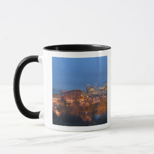 Kanada, Alberta, Calgary: Stadssiluett från 4 Mugg