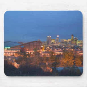 Kanada, Alberta, Calgary: Stadssiluett från 4 Musmatta