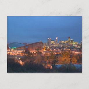 Kanada, Alberta, Calgary: Stadssiluett från 4 Vykort