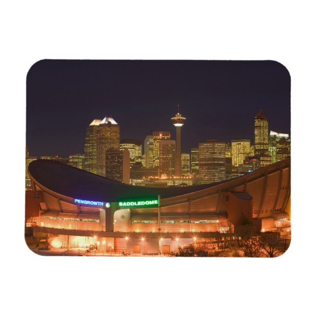 Kanada, Alberta, Calgary: Stadssiluett från Magnet (Horisontell)