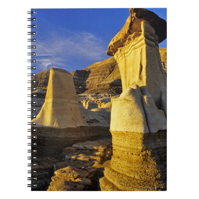 Kanada, Alberta, Drumheller. Hoodoos. Anteckningsbok (Framsidan)