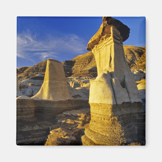 Kanada, Alberta, Drumheller. Hoodoos. Magnet (Framsidan)