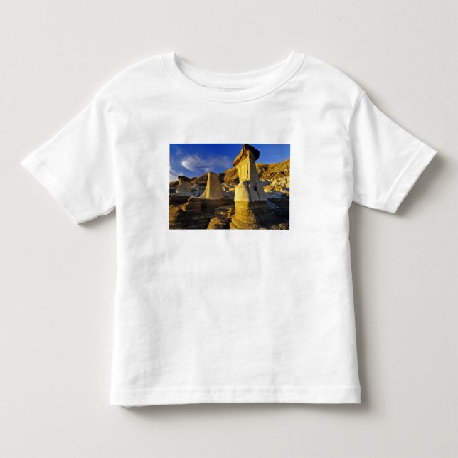 Kanada, Alberta, Drumheller. Hoodoos. Tröja (Framsida)