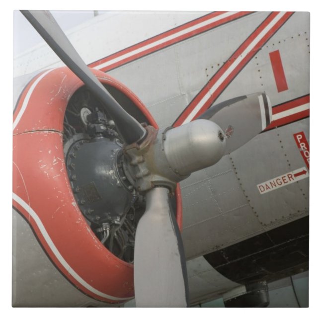 Kanada, Alberta, Edmonton: Alberta Aviation Kakelplatta (Framsidan)