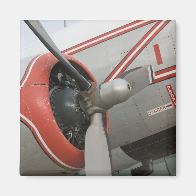 Kanada, Alberta, Edmonton: Alberta Aviation Magnet (Framsidan)