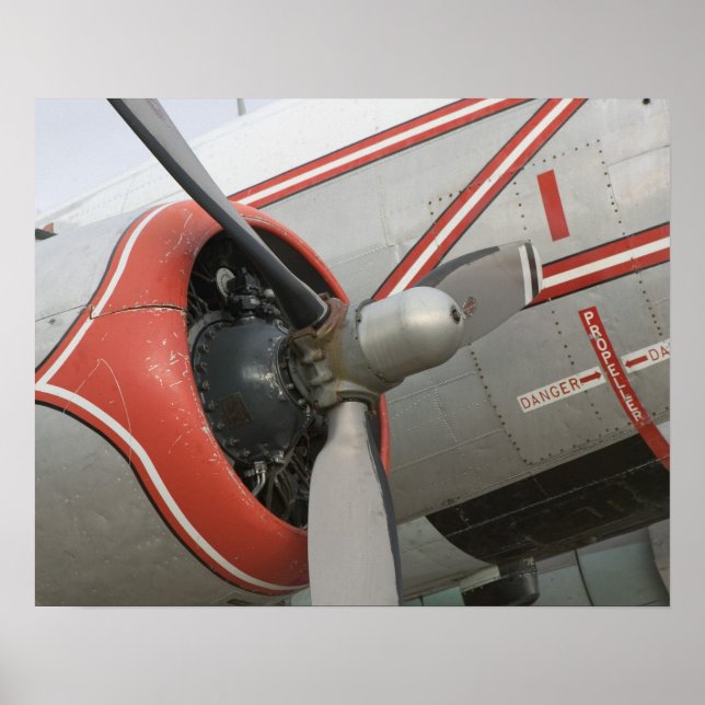 Kanada, Alberta, Edmonton: Alberta Aviation Poster (Framsidan)