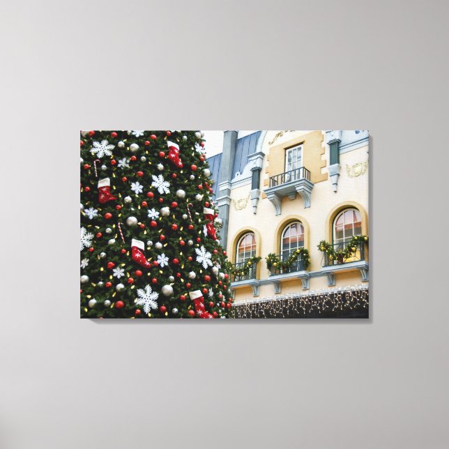 Kanada, Alberta, Edmonton. Väster Edmonton Mall. Canvastryck (Framsida)