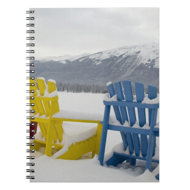 Kanada, Alberta, Jasper, Jasper NP. Fairmont Anteckningsbok Med Spiral (Framsidan)