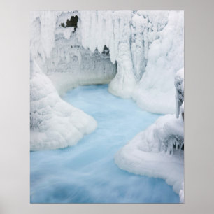 Kanada, Alberta, Jasper National Park. Den Poster