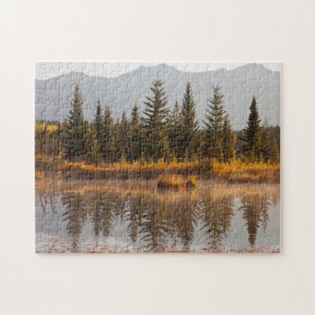 Kanada, Alberta, Jasper nationalpark Pussel (Horisontell)