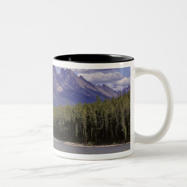 Kanada, Alberta, Jasper Nationalpark. Stor Två-Tonad Mugg (Höger)