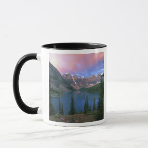 Kanada, Alberta, Lake Moraine i gryningen, Banff Mugg