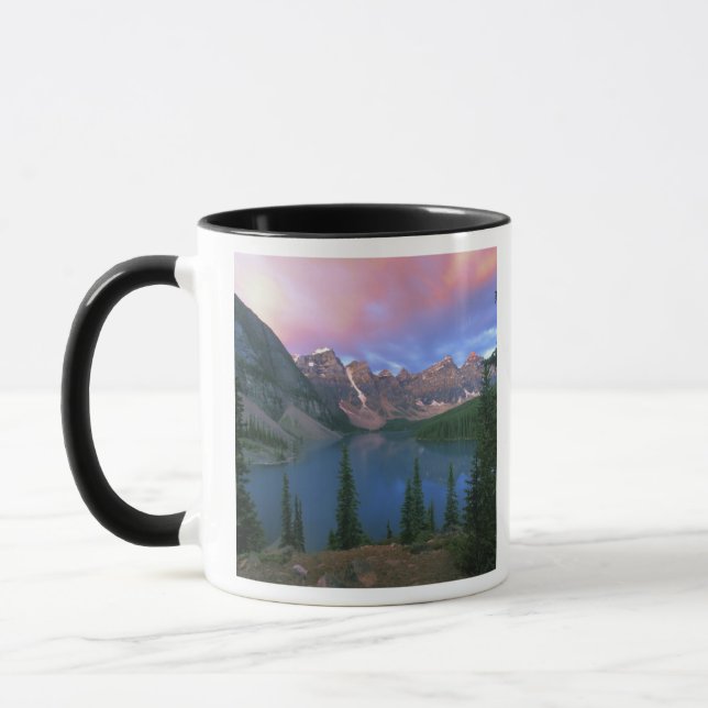Kanada, Alberta, Lake Moraine i gryningen, Banff Mugg (Vänster)