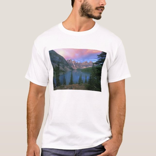 Kanada, Alberta, Lake Moraine i gryningen, Banff T Shirt (Framsida)
