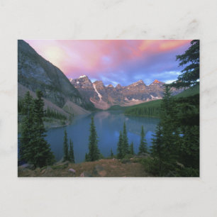Kanada, Alberta, Lake Moraine i gryningen, Banff Vykort