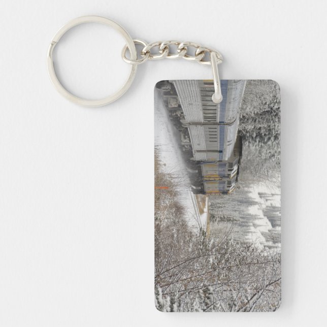 Kanada, Alberta. VIA Rail Snow Train mellan (Framsidan)