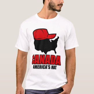 Kanada Americas hatt T Shirt