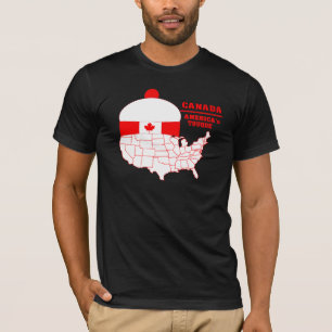 Kanada Amerika kall Tuque t-skjorta T Shirt