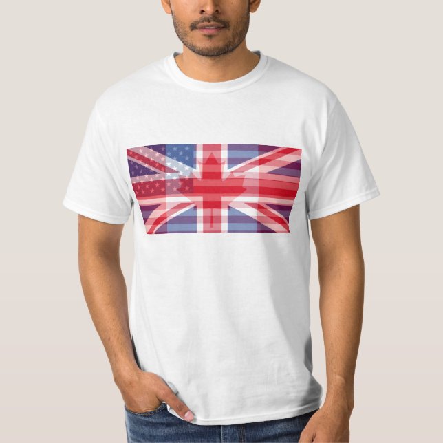 Kanada. Amerika. Uken. Alla i en T-shirt (Framsida)