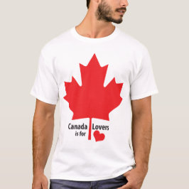 Kanada är för älskarelönnlöv tee shirt