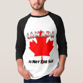 Kanada är inte avsett för försäljning av långfrist t shirt