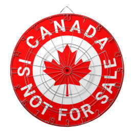 Kanada är inte avsett för försäljning av typografi darttavla