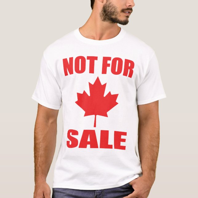 Kanada är INTE avsett för försäljning T Shirt (Framsida)